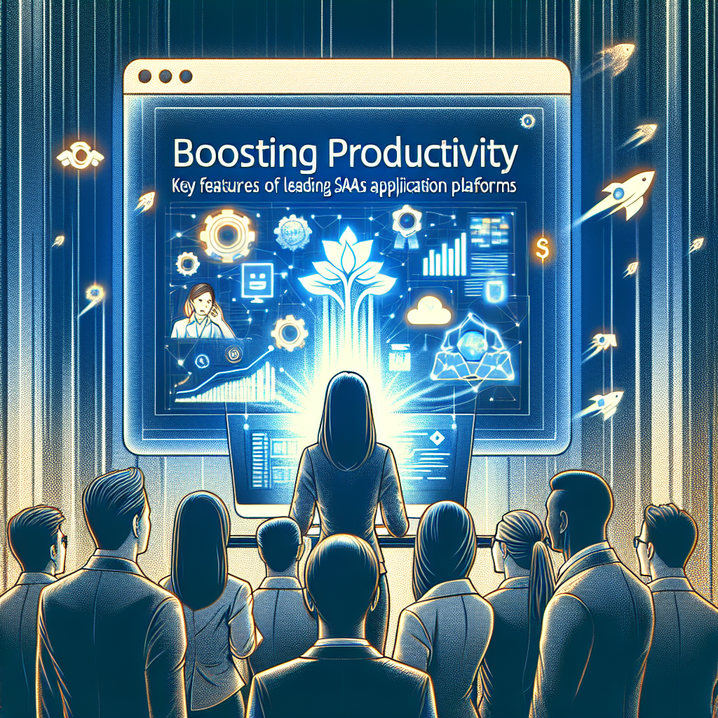 Boosting Productivity: Key Features of Leading SaaS Application Platforms