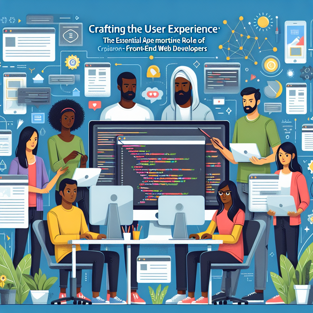 Crafting the User Experience: The Essential Role of Front-End Web Developers