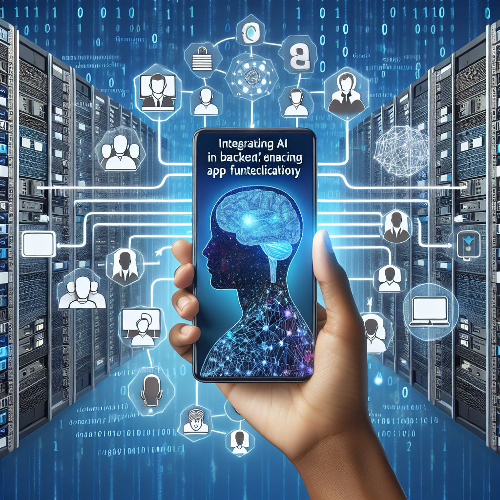 Integrating AI in Backend: Enhancing App Functionality