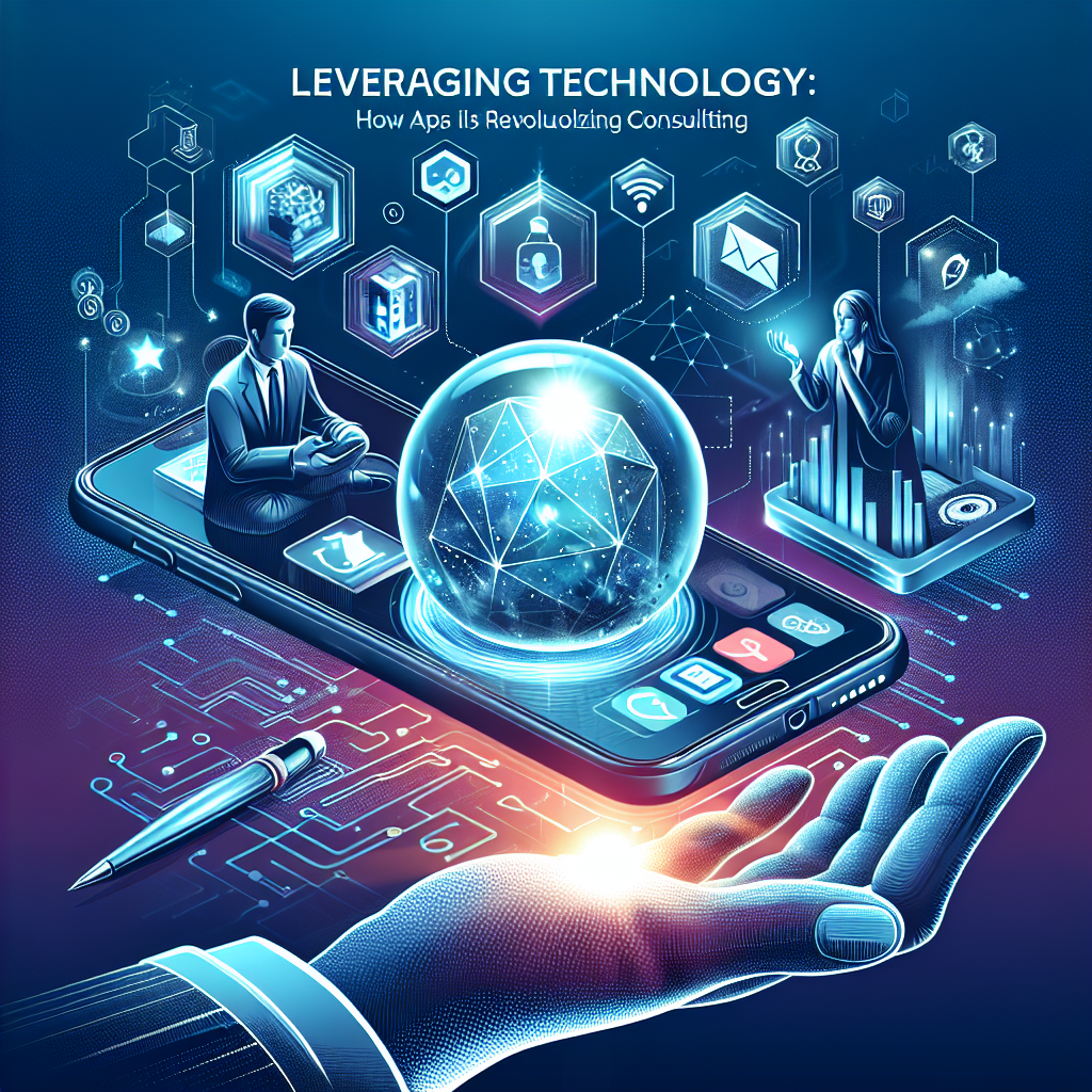 Leveraging Technology: How Apps Are Revolutionizing Consulting