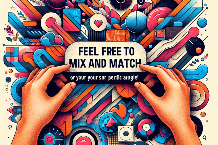 Feel free to mix and match or modify them for your specific angle!