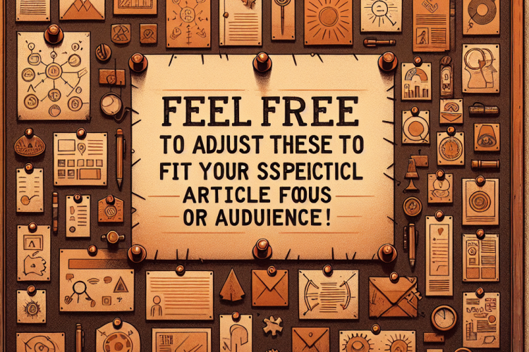Feel free to adjust these to fit your specific article focus or audience!